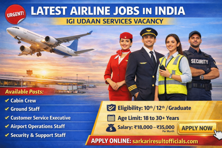 Latest Airline Jobs in India